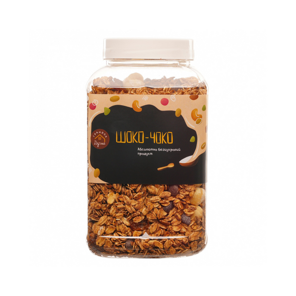 Гранола Granola Vdoma Шоко-чоко шоколадна без цукру, 500 г 4400252 фото