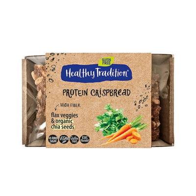 Хлібці без глютену овочеві Protein Crispbread, TM Healthy Tradition 40г 4200051 фото