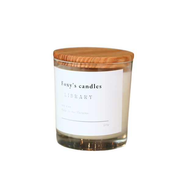 Соєва cвічка Library ТМ Foxy's candles 7500131 фото