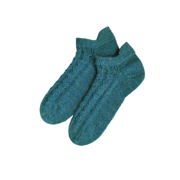 Вовняні шкарпетки смарагдові низькі ТМ GULA made 10100011 фото