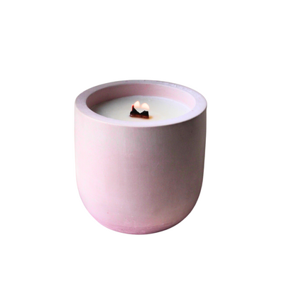Свічка "Кохання", 180мл, Кашемір рожева 7500181 фото