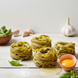 Італійська паста ручної роботи з базиліком та часником Fettuccine Basilico e aglio, 250 г ТМ Spravzhnya 4500461 фото 3