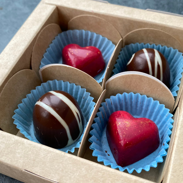Набір шоколадних цукерок "Весняні радощі", 4 шт 5300641 фото