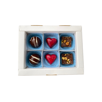 Набір шоколадних цукерок "Весняні радощі", 6 шт ТМ Справжні солодощі 5300641 фото
