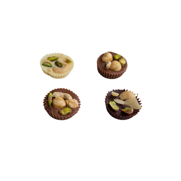 Шоколадні цукерки медіанти з горішками, 4 шт ТМ Справжні солодощі 5300341 фото