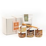 Подарунковий набір меду з горіхами "Медовий комплімент", 1500 г ТМ HoneyTime 5700161 фото