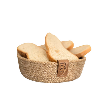 Тарілочка із джгута для хліба ТМ Svetla.jute 11200051 фото