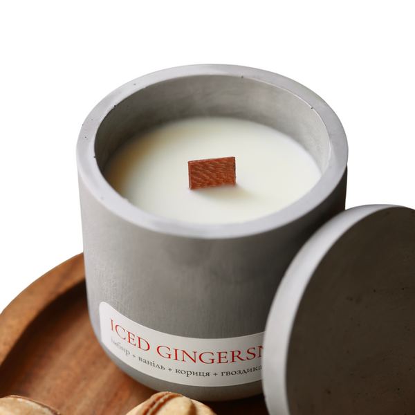 Соєва свічка Iced Gingersnap ТМ Foxy's candles 7500081 фото