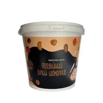Арахісова паста Granola vdoma з подвійним білим шоколадом, 1000 г 5900111 фото
