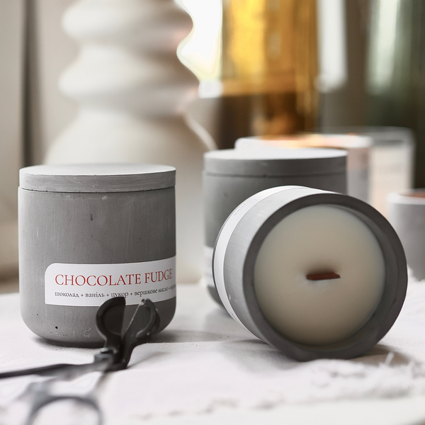 Соєва свічка Chocolate Fudge ТМ Foxy's candles 7500091 фото